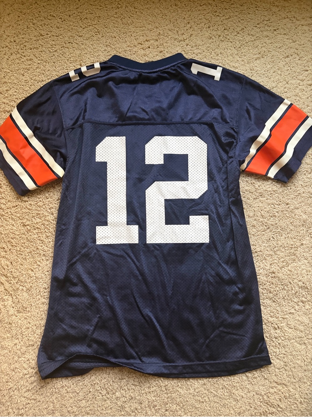 Auburn Navy Short Sleeve Football Jersey Youth XL - Picture 2 of 3